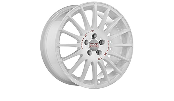 OZ Superturismo Wrc White Red Lettering 6.5x15 ET43 4x100 ...