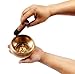 Tibetan Singing Bowl Set ~ Buddha Figure Design ~ Maha Bodhi 4 Inch Wide Authentic Meditation Gong for Relaxation and Chakra Healing ~ Completely Hand Carved ~ Perfect Gift