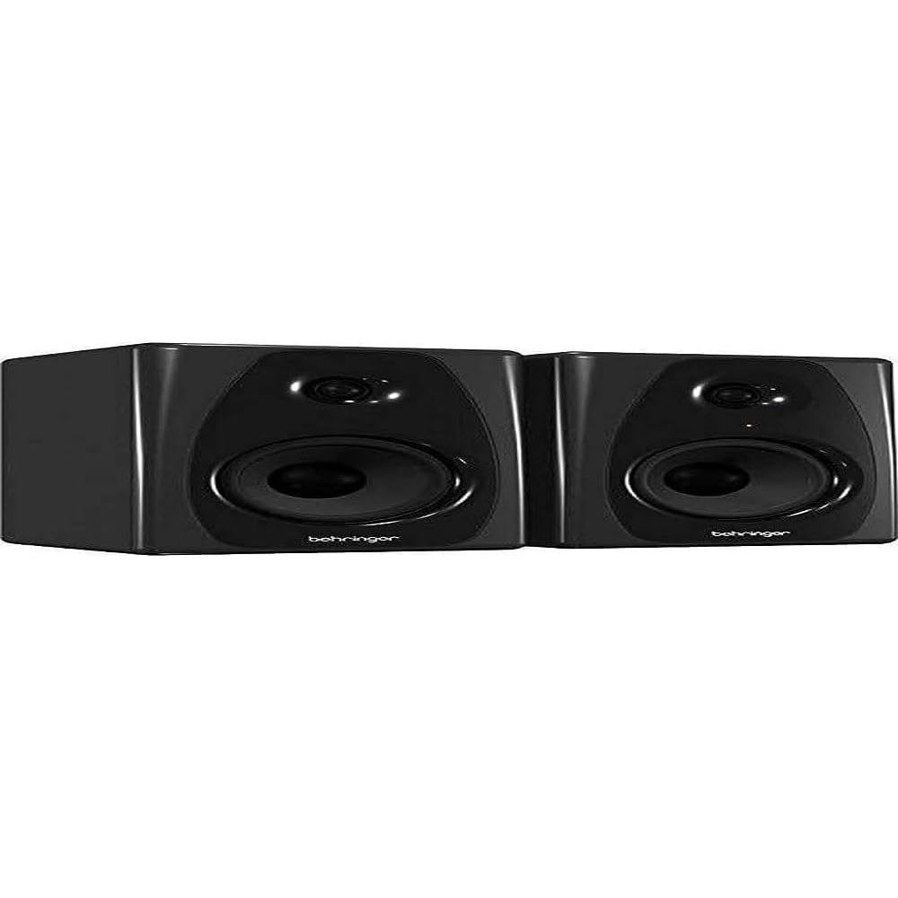 Behringer STUDIO 50USB High-Resolution, 150 Watt Bi-Amped Reference Studio Monitors With USB Input, Compatible With PC And Mac, Black