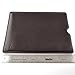 Dockem Executive Sleeve for iPad 1, 2, 3, 4: Slim, Synthetic Leather Case for iPad: Also fits iPad Air (1 & 2) or iPad 9.7 with Smart Cover: Microfiber Lined, Protective Tablet Pouch [Dark Brown]