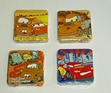 4 Disney Cars Magic Pop Up Towel Wash Cloths - Varied Designs