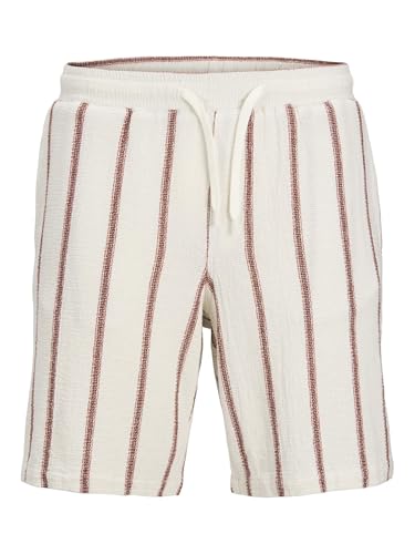 JACK & JONES JPSTJAIDEN COBA Stripe Jog - Pantalones Cortos para Hombre, Corte Regular, Talla S XXL, Especias De Arabia, S