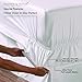 Feather & Stitch 500 TC Queen Size Damask Bed Sheet Set, 100% Soft Cotton Breathable Bedsheets, 18