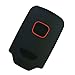 2Pcs Coolbestda Silicone Protective Key Fob Remote Cover Case Skin Jacket for 2019 2018 2017 2016 2015 Honda Accord Civic CR-V CRV Pilot EX-L Touring Premium 5 Buttons Smart Key Black