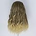 Miss U Hair Men Wig And Beard Long Curly Golden Brown Wig Funny Wigs Halloween Costume Party