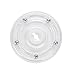 TamBee 4PCS 3Inch Acrylic Lazy Susan Turntable Organizer Revolving Display Base White Acrylic for Spice Rack Table Cake Kitchen Pantry Decorating