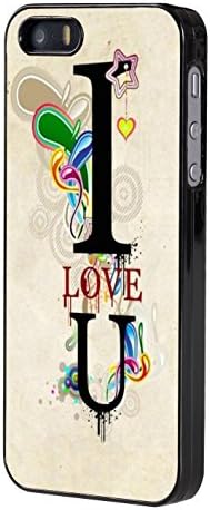 I LOVE YOU Personalized Customized for iphone 4/4s Case - Black Hard Plastic