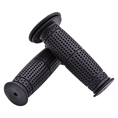 KaTur Sport Bike MX Motorcycle Motocross Black Rubber Gel Handle Bar Handlebar Grips 7/8" for ATV Motorcycle Harley Davidson Suzuki Honda Kawasaki Yamaha (Black) - Thumbnail 5