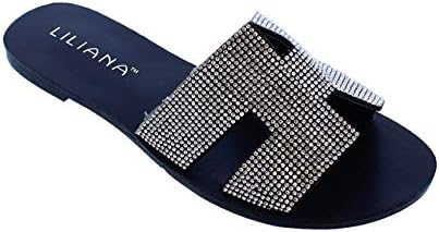 liliana rhinestone bow sandals