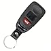 QIXIUBIA Key Fob Shell Replacement for Hyundai 2007-2017 Elantra 2007-2015 Sonata Kia 2010-2014 Forte 2006-2010 Optima 2007-2009 Spectra Key Case
