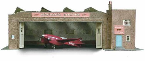 Superquick Multi-Purpose Depot Building/Aircraft Hangar - 1/72 OO/HO - Card Kit