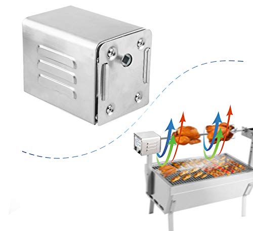 YJINGRUI 175LB 15W Grill Rotisserie Motor BBQ Rotisserie Motor 175LB 15W Electric Motor for Pig Goat Chicken Rotisserie Roaster (110V)