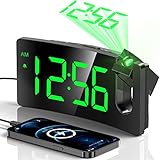 Projection Alarm Clock, Digital Clock with