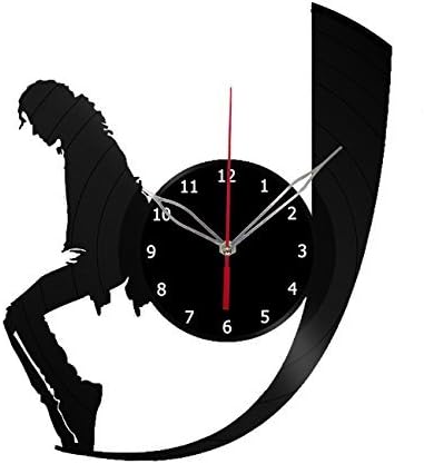 Michael Jackson Vinyl Record Wall Clock - Get unique bedroom or nursery wall decor - Gift ideas for boys and girls Fantasy Film Unique Art Design