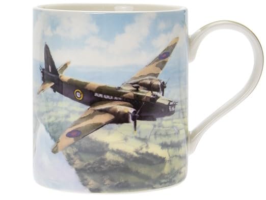 British World War II Airplanes - Vickers Wellington Bomber Fine China Mug