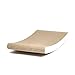 4CLAWS Curve Scratching Pad (White) - Basics Collection Cat Scratcher