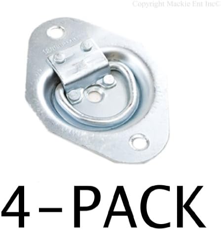 Mackie Ent IncRecessed D - Ring Tiedowns 1,200 lb. Cap. Tie Down - 4