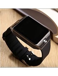 Reloj inteligente DZ nuevo en caja al por menor llamada, hablar, contestar llamadas, mensajes   electrónico Bluetooth cámara podómetro reproductor de música calendario reloj despertador ranura SIM , Negro