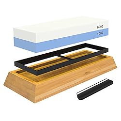 CACHOR Sharpening Stone, Whetstone Knife Sharpener