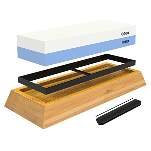 CACHOR Sharpening Stone, Whetstone Knife Sharpener