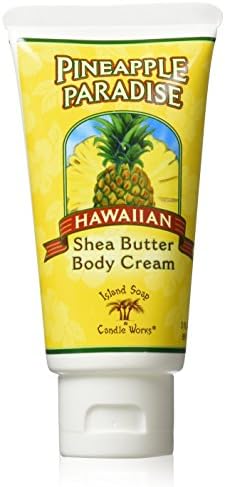 Island Soap & Candle Works Shea Butter Body Cream, Pineapple Paradise