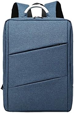 College School Backpack Book Bag Shockproof Water Resistant Canvas Backpacks Multi-compartment Sky Blue