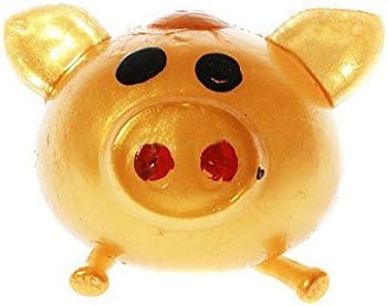 MMMINTER Smash-it Stress Relief Jelly Soft Golden Pig Ball