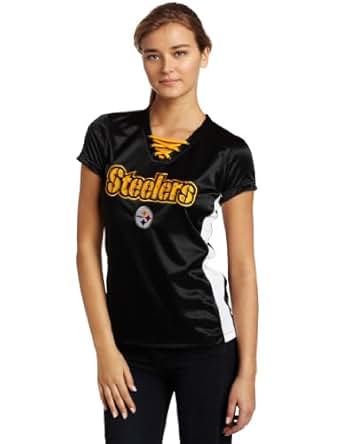 NFL Women's Pittsburgh Steelers Draft Me IV Short Sleeve V