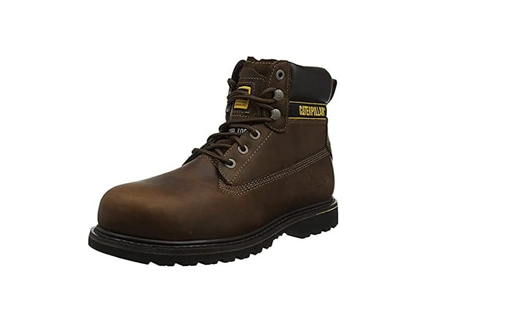 Cat Footwear Men's Holton Work Boots, Brown Brown 003, 12 UK Wide