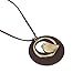 QIAONAI Wood Style Round Green Bird Pendant Handmade Nature Jewelry 39