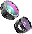 AUKEY Phone Camera Lens Kit 3 in 1 Clip On 180&deg;Fisheye Lens + 110&deg;Wide Angle Lens + 10X Macro Lens for iPhone / iPad / Huawei / Sony / Samsung and Other Smartphone and Tablets