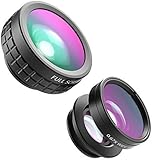 AUKEY Phone Camera Lens Kit 3 in 1 Clip On 180&deg;Fisheye Lens + 110&deg;Wide Angle Lens + 10X Macro Lens for iPhone / iPad / Huawei / Sony / Samsung and Other Smartphone and Tablets
