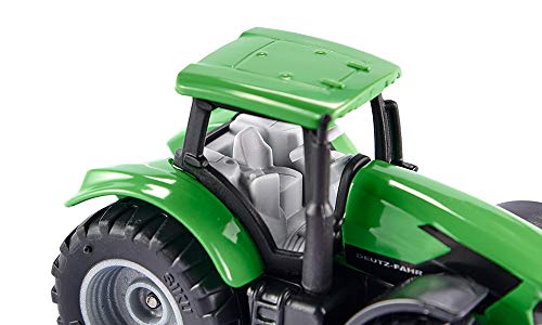 siku 1081, DEUTZ-FAHR TTV 7250 Agrotron Traktor, Grün/Schwarz, Abnehmbare Kabine, Reifen aus Gummi – Bild 6