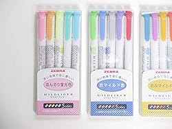 Zebra Mildliner Highlighter Pen Set, 20 Pastel