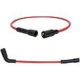 XTPTFABS Red 8mm Spark Plug Wire Set Compatible with Harley-Davidson Sportster XL 883 1200 2007 2008 2009 2010 2011 2012 2013 2014 2015 2016 2017