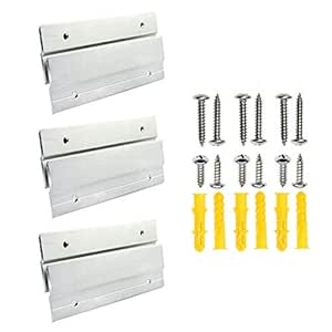 BIGTEDDY - Kit de herrajes Kit de montaje para colgar clips de aluminio