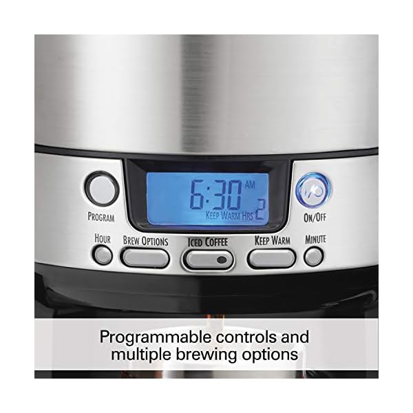 Hamilton Beach (47950) Coffee Maker with 12 Cup Capacity & Internal