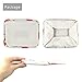 Small Foldable Storage Basket Canvas Fabric Waterproof Organizer Collapsible and Convenient for Nursery Babies Room with Handle (Flamingo)