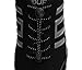 Stout Gears Reflective No Tie Shoelaces Lock System - Elastic Shoe Laces for Sneakers - 1 Pair (Black)