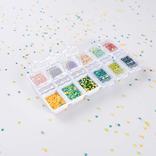 4 Compartments+Diamond+Painting+Jewelry+Container