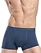 TEERFU 5 Pack Mens Bamboo Fiber Underwear Sexy Boxer Briefs Breathable Shorts,US S-M (Size tag XL),5pack - in 5 Color