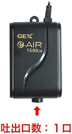 Amazon ジェックス E Air 1500sb エアーポンプ 吐出口数1口 水深40cm以下 幅60cm水槽以下 ジェックス エアポンプ 通販