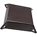 Boshiho Leather Jewelry Catchall Key Phone Coin Box EDC Valet Tray Change Caddy Bedside Storage Box Brown