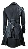 -Rainy Night in Paris- Black Victorian Gothic Corset Vintage Style Jacket