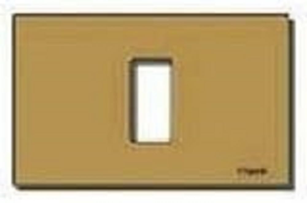 PLACCA 1 Modulo Standard ALLUMINIO ANODIZZATO per SCATOLE DA I