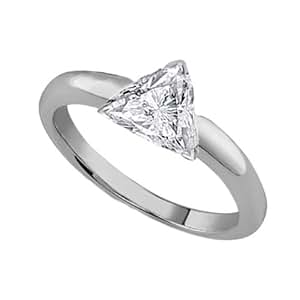 Single diamond engagement rings that are clear eyes