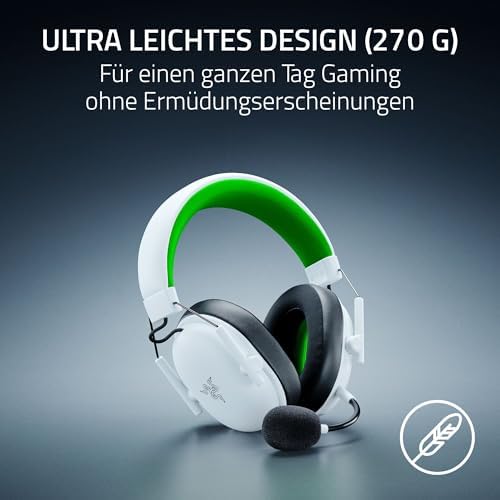 BlackShark V3 X HyperSpeed Xbox - Kabelloses E-Sport Gaming Headset - Ultra leicht 270 g - Triforce 50mm Treiber - Abnehmbares Mikrofon - HyperSpeed 2,4 GHz & Bluetooth - Xbox/PC | Weiß
