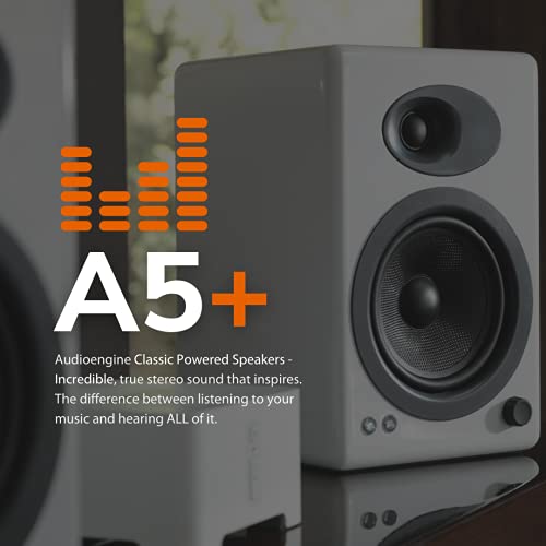 Audioengine A5+ Powered Speaker System 150W Premium Bookshelf