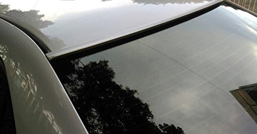 JR2 Painted Silver Color Rear Window Roof Spoiler Made for 2000 2001 2002 2003 2004 2005 Honda Civic Sedan 4D