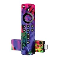 MightySkins Skin Compatible with Amazon Fire TV Stick 4K - Neon Splatter | Protective, Durable, and Unique Vinyl Decal wrap Cover | Easy to Apply, Remove, and Change Styles | Made in The USA